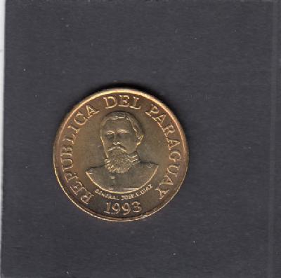 Beschrijving: 100 Guaranies  J.DIAZ